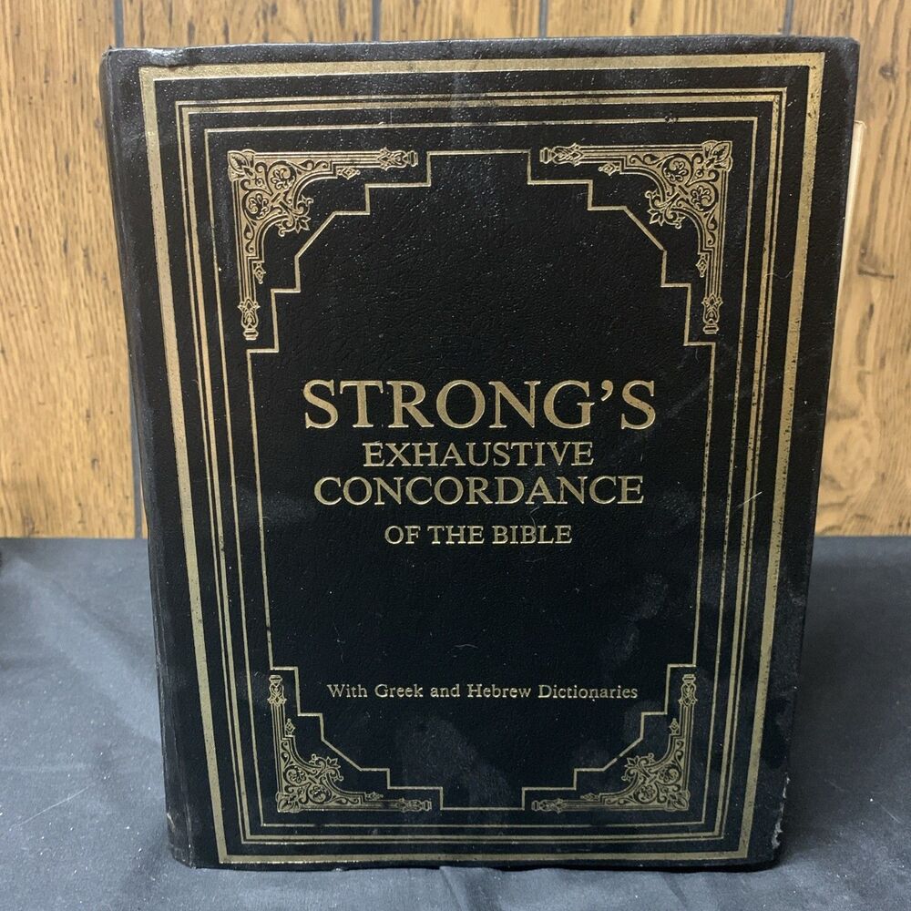 Strong's Exhaustive Concordance of the Bible, Buffalo Leather Book